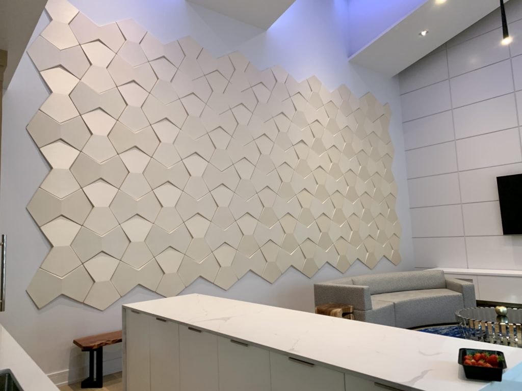 3D panel for accent wall