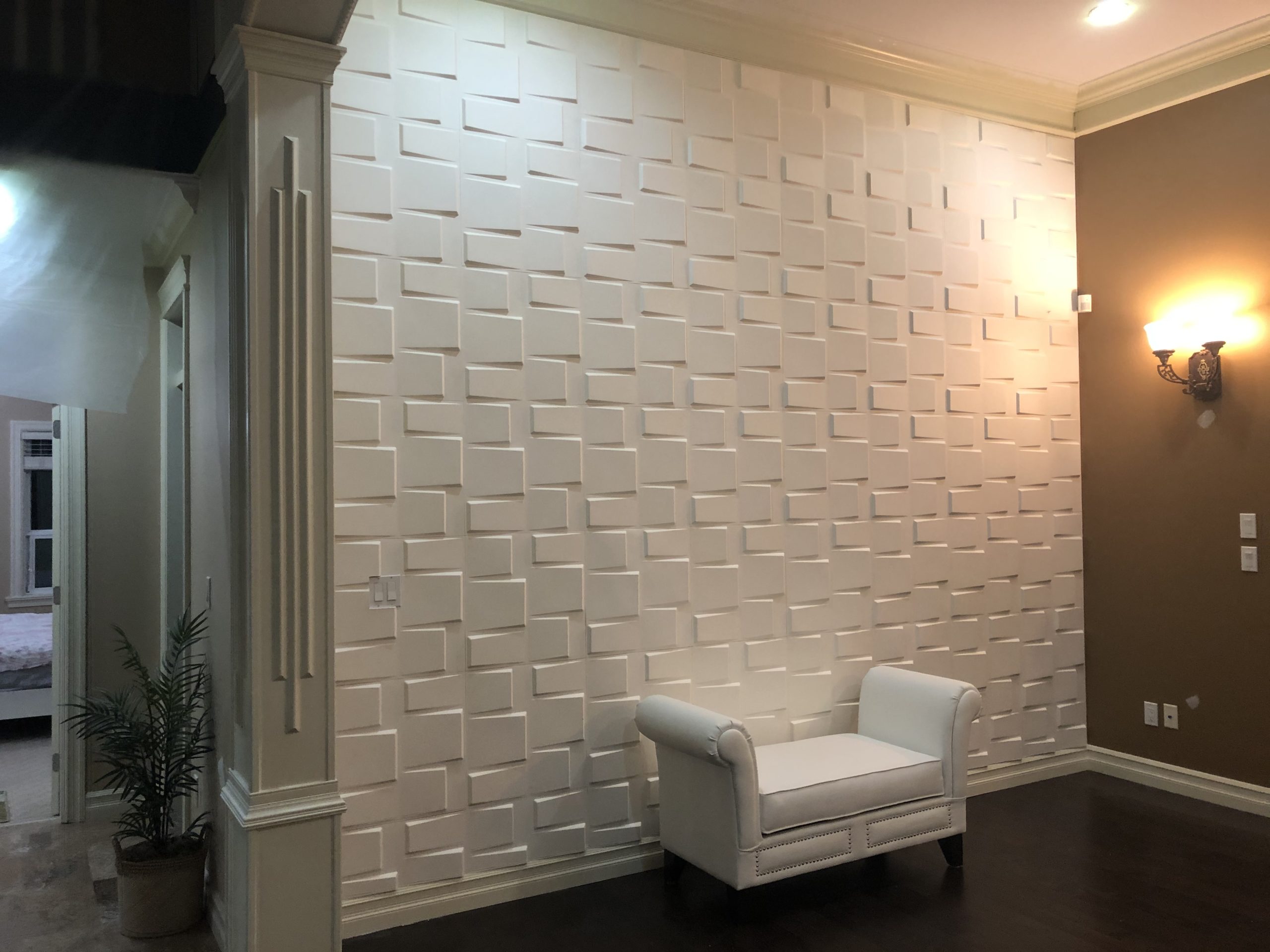 3D panel for entry wall