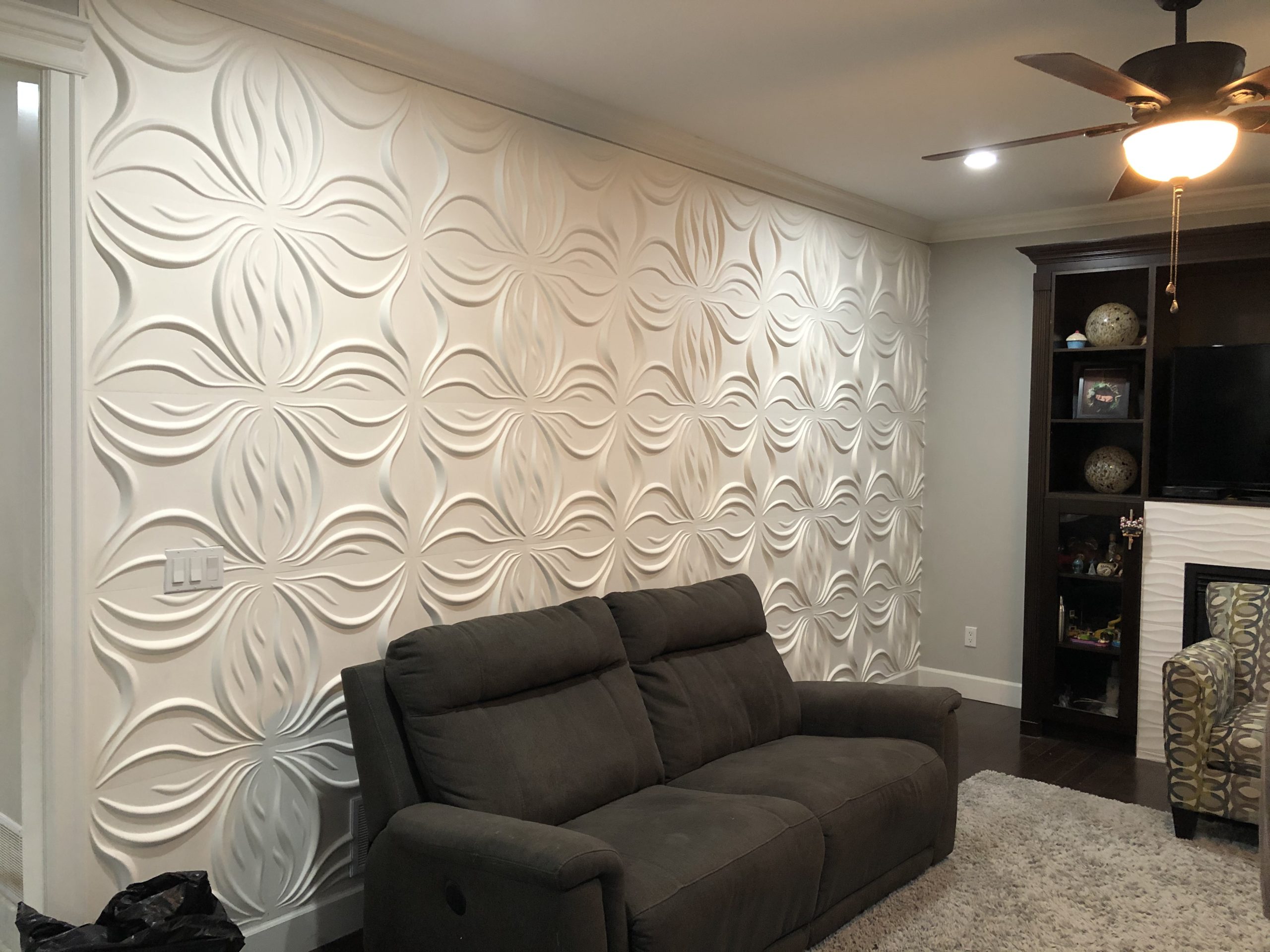 3D panel for living room wall