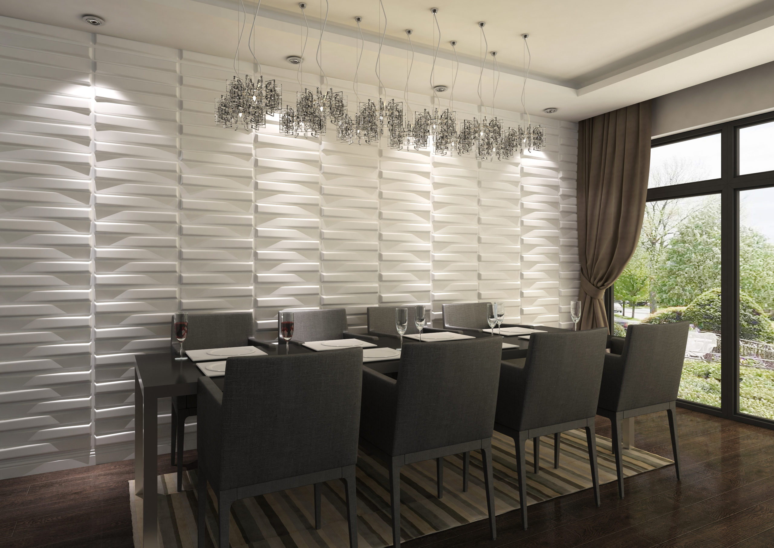 3D panel for dining area