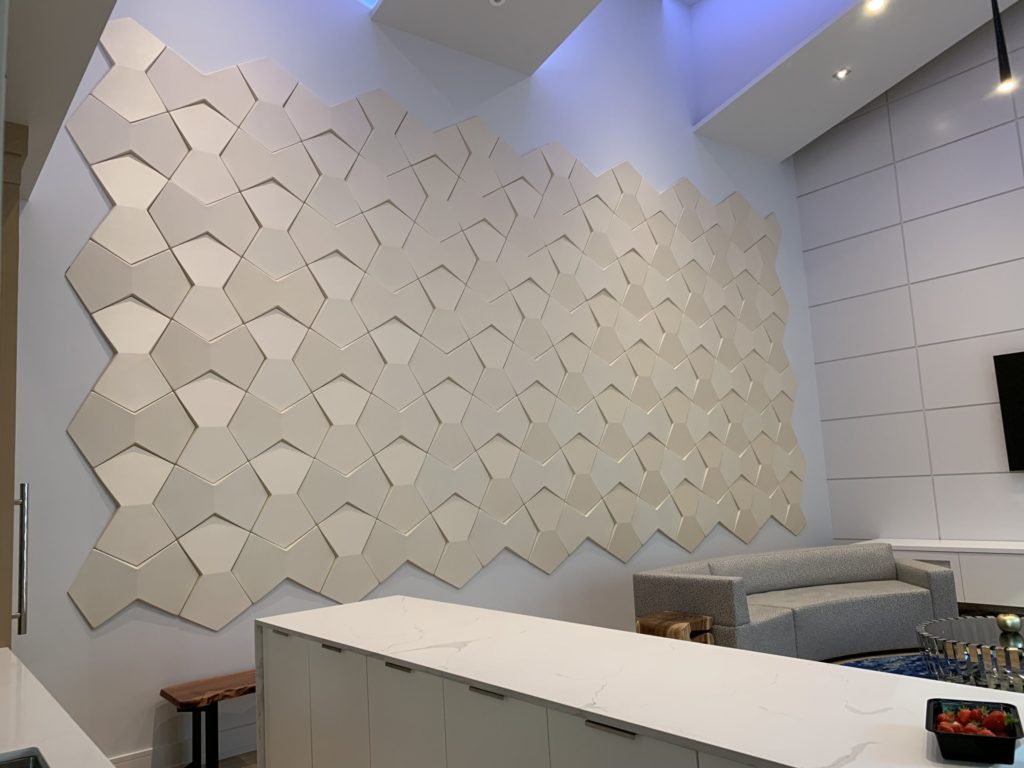 3D panel for accent wall