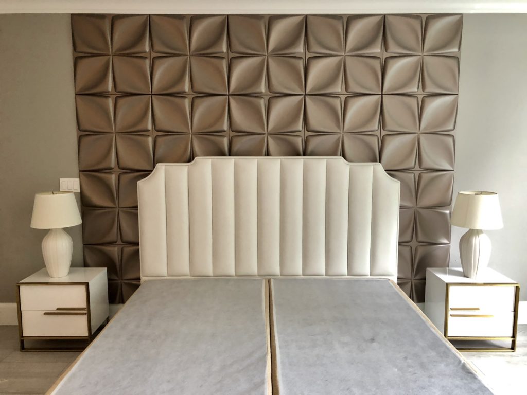 3D panel for bedroom accent wall
