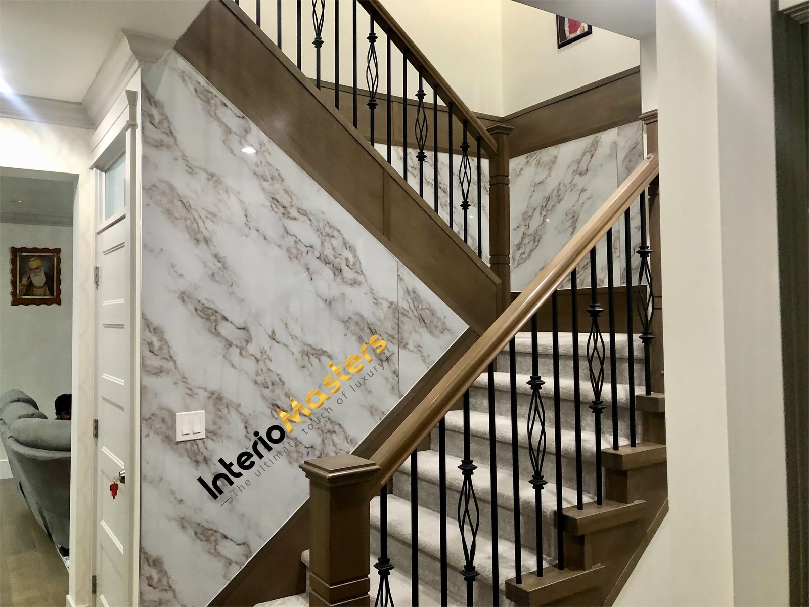 Artificial Marble sheets for staircase wall
