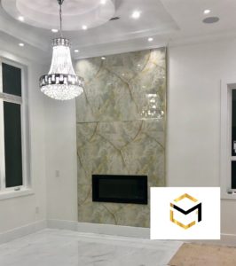 Artificial Marble Slabs for walls - alternatives to wallpaper